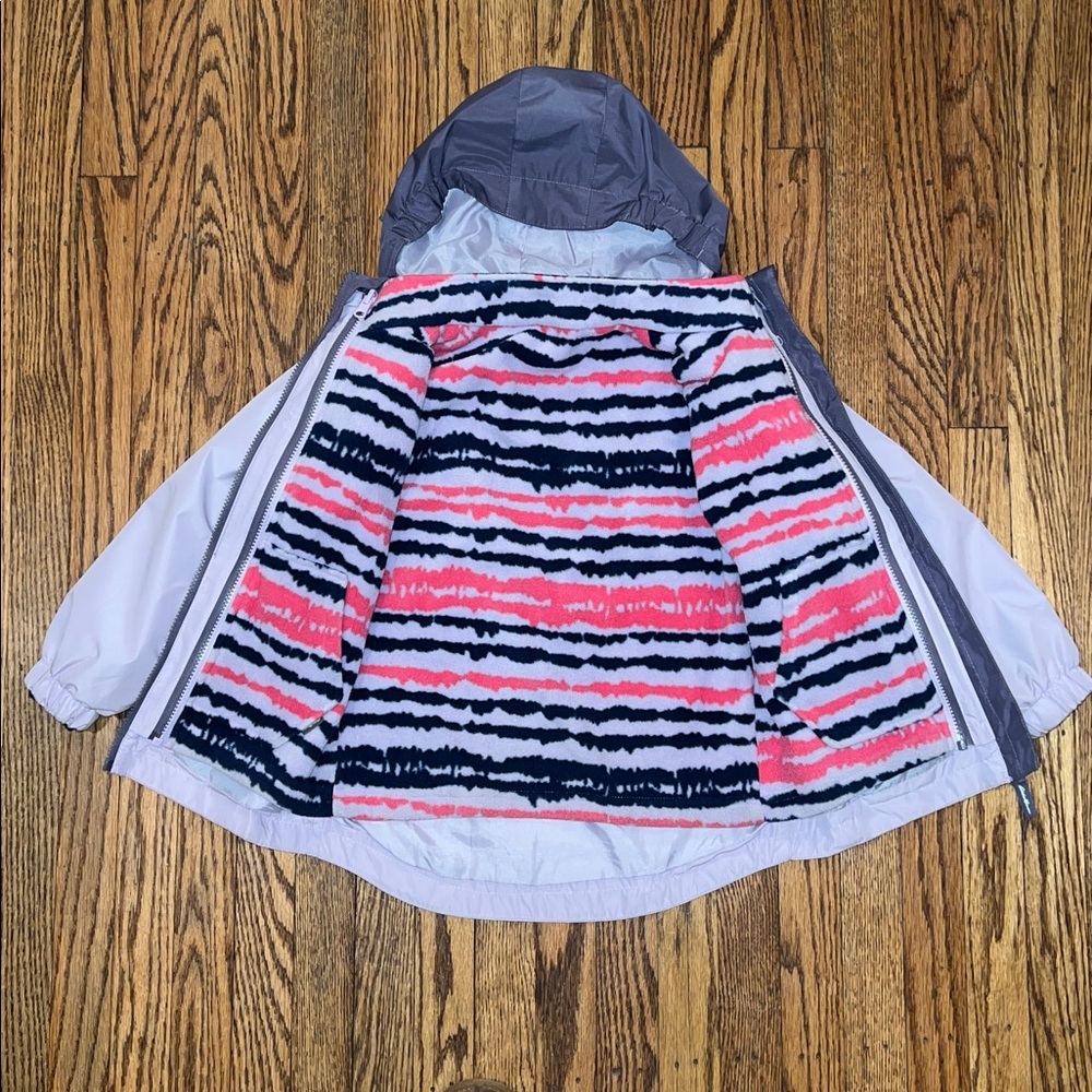 Eddie Bauer Girls Lone Peak 3 in 1 Jacket, XS (5/6) - Picture 6 of 9